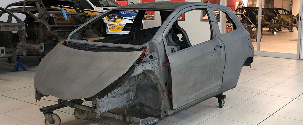 Auto da rally step2 in costruzione