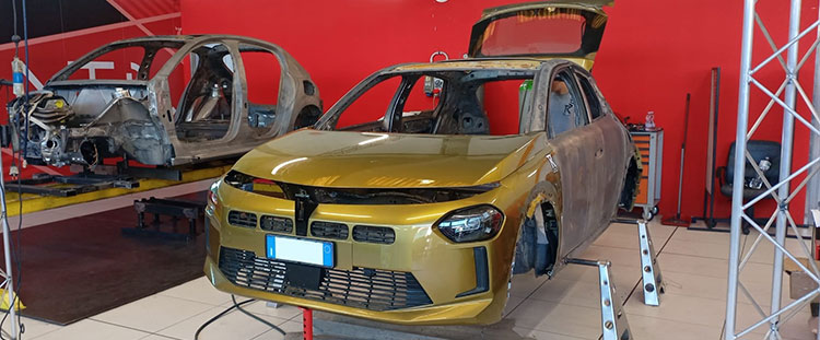 Auto da rally step2 in costruzione